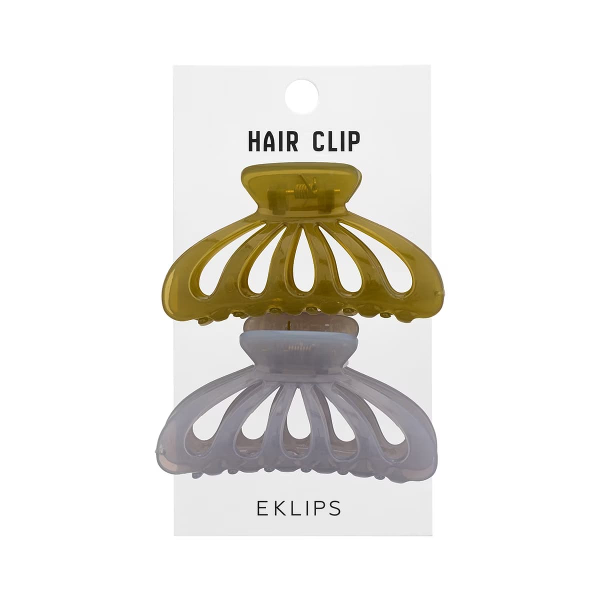 Eklips 2'li Buzlu Deniz Kabuğu Toka - Gratis