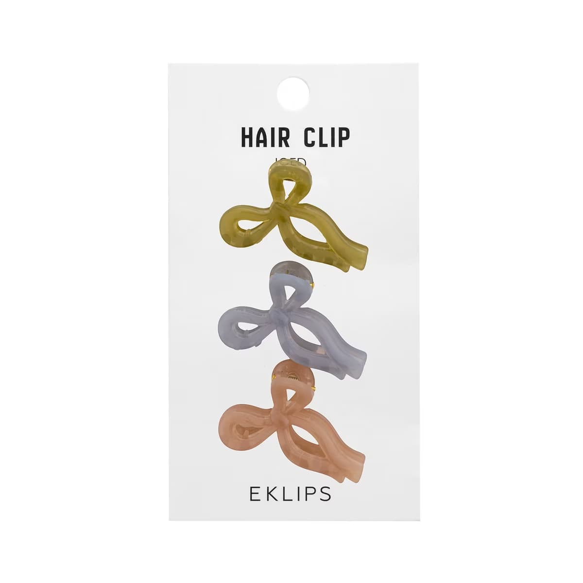 Eklips 3'lü Buzlu Kurdele Toka Natural - Gratis