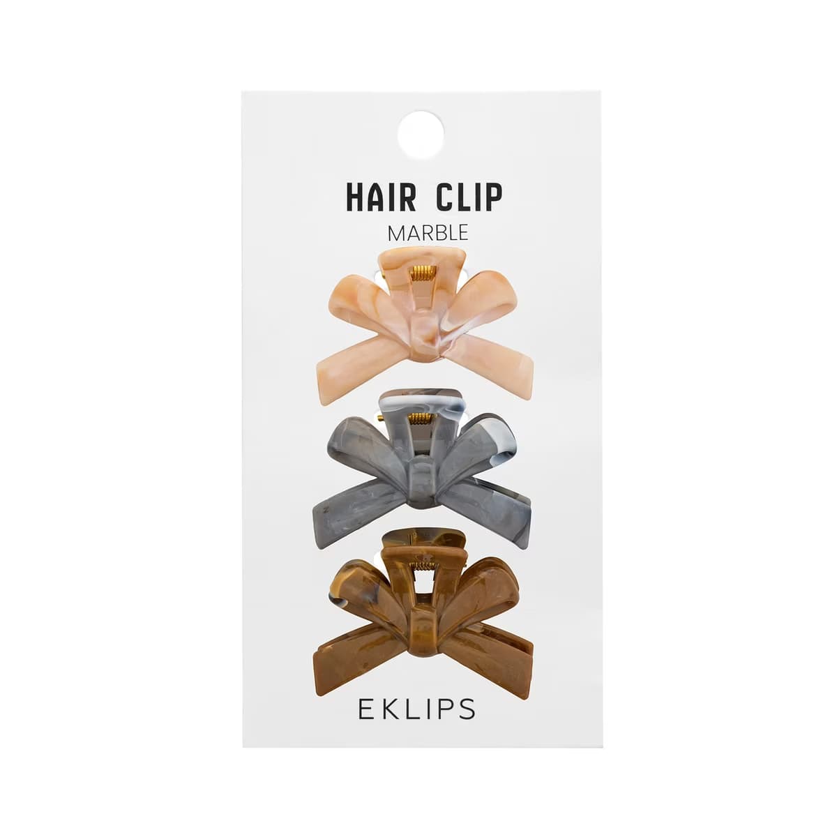 Eklips 3'lü Mermer Kurdele Toka - Gratis