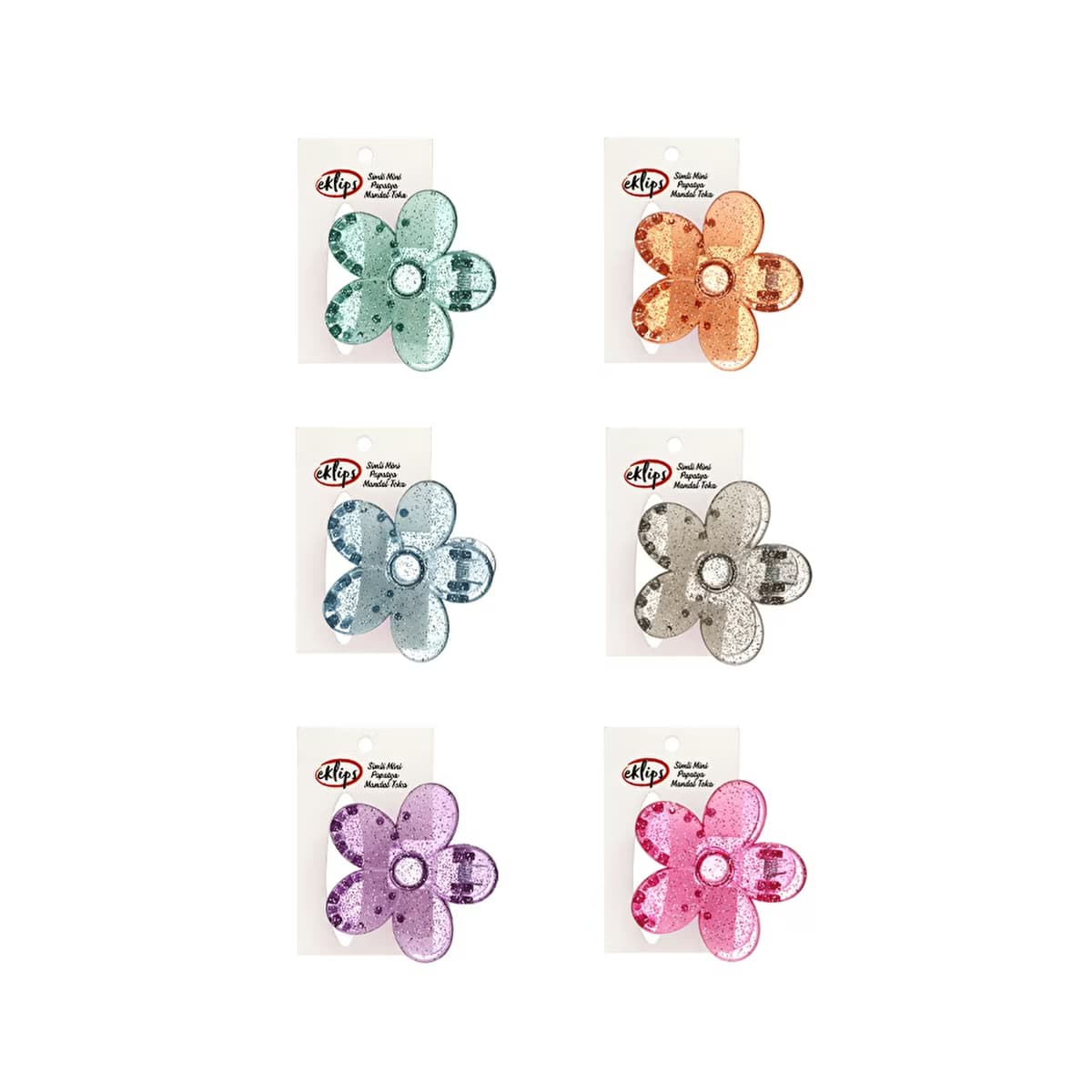 Eklips Simli Mini Papatya Toka (Asortili) - Gratis