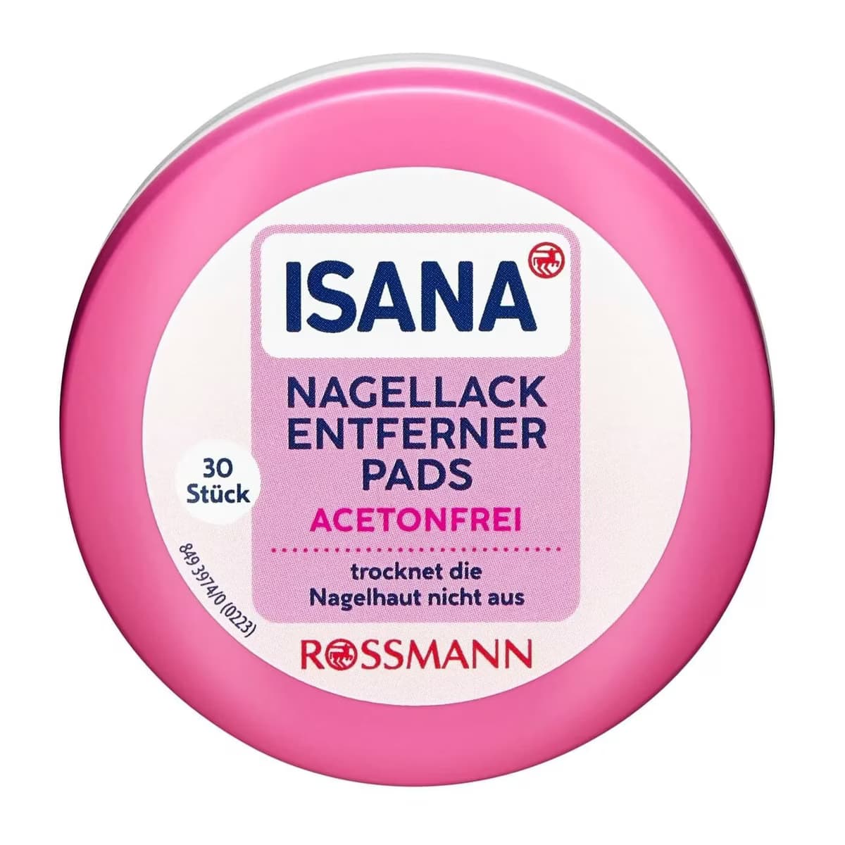 Isana Asetonsuz Oje Çıkarıcı Ped 30'lu 1 adet