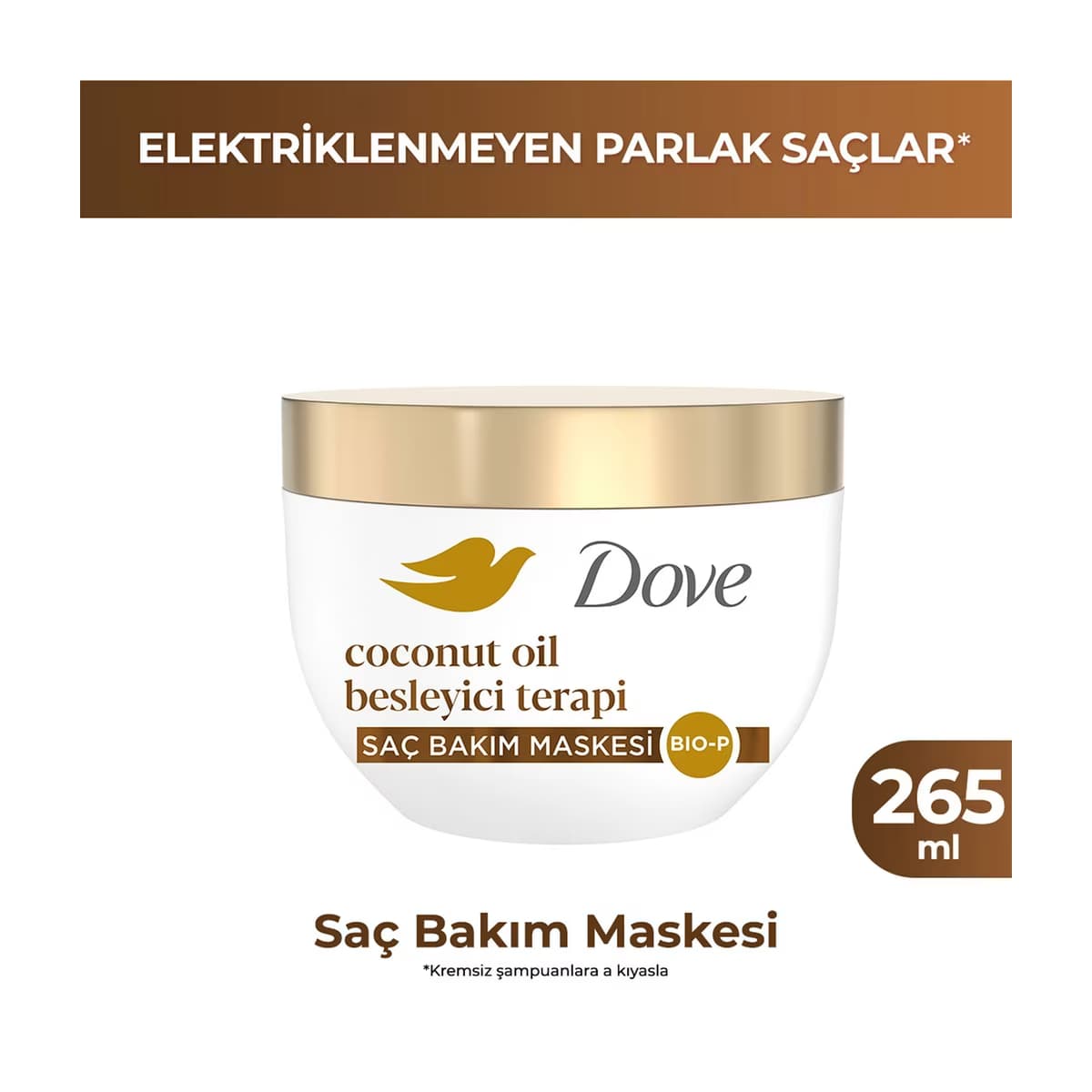Dove Coconut Oil Besleyici Terapi Saç Bakım Maskesi 265 ml - Gratis