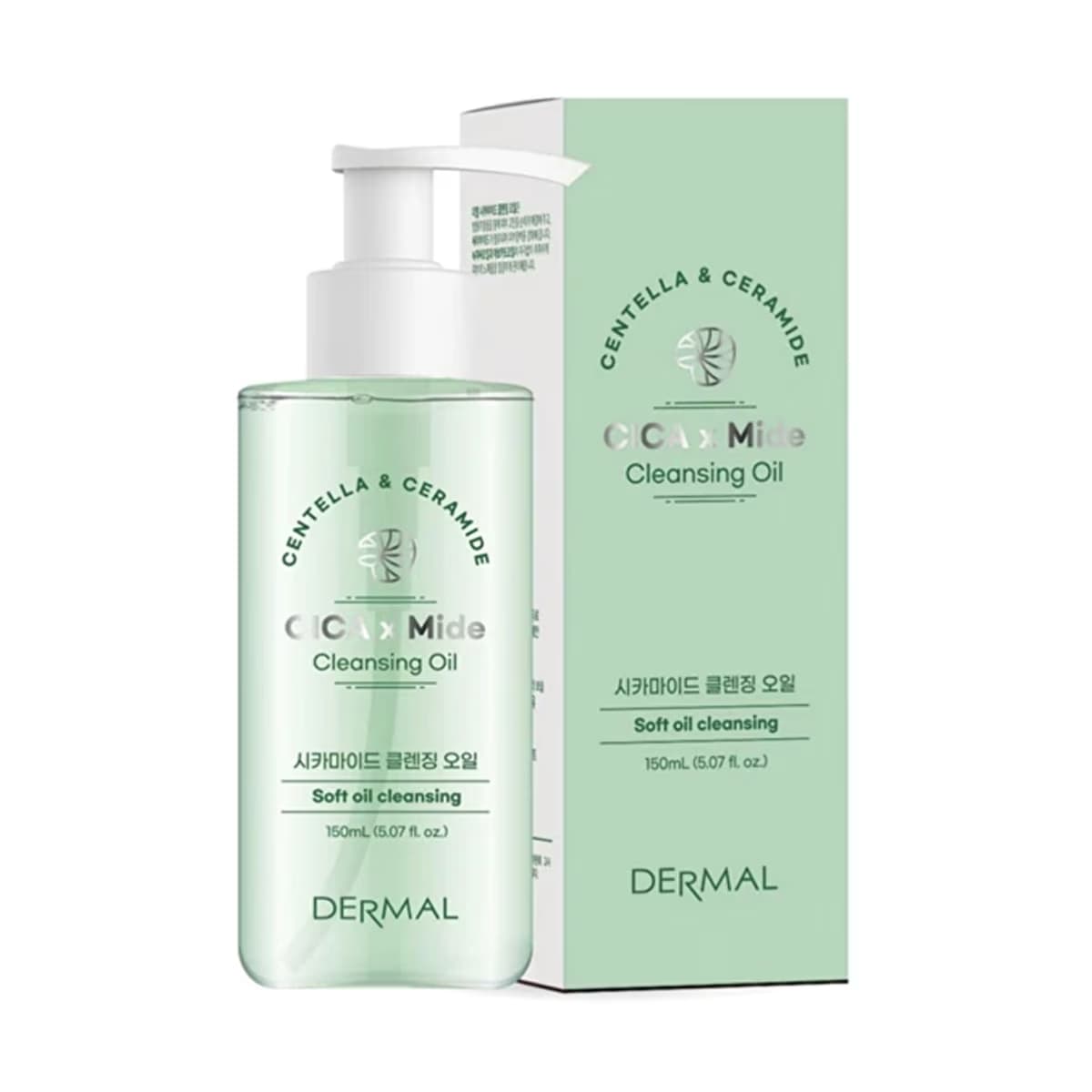 Dermal Cica x Mide Cleanser Oil Centella Asiatica ve Seramid Özlü Temizleme Yağı 150 ml - Gratis