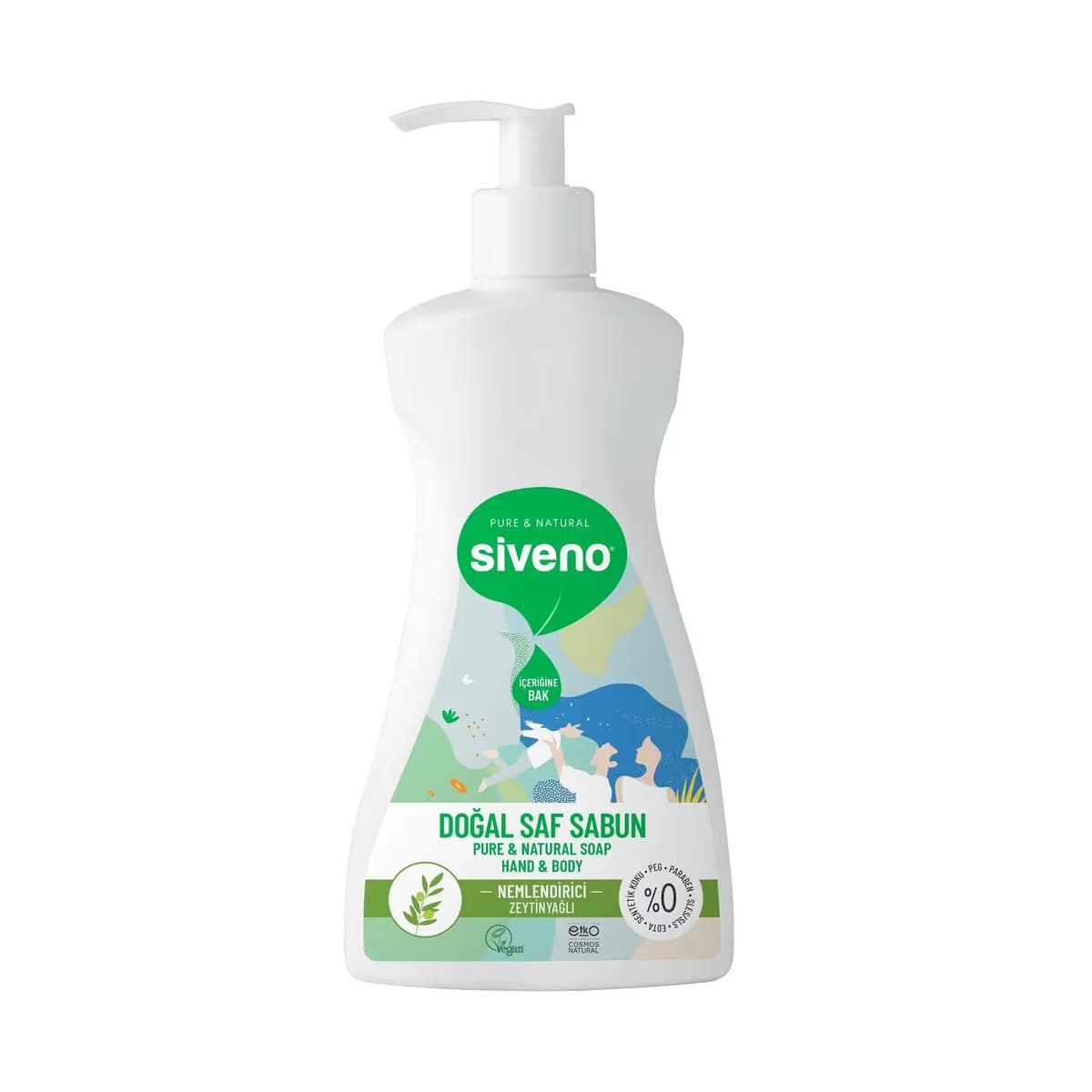 Siveno Doğal Sıvı Sabun Zeytinyağlı 300 ml