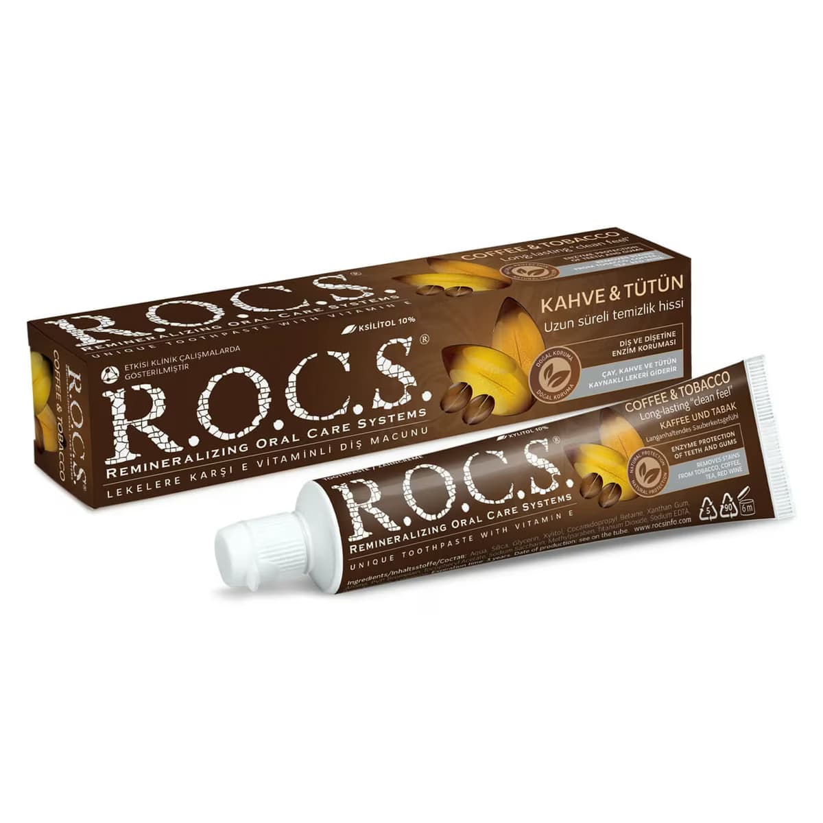Rocs Diş Macunu Kahve ve Sigara Lekelerine Karşı 60 ml