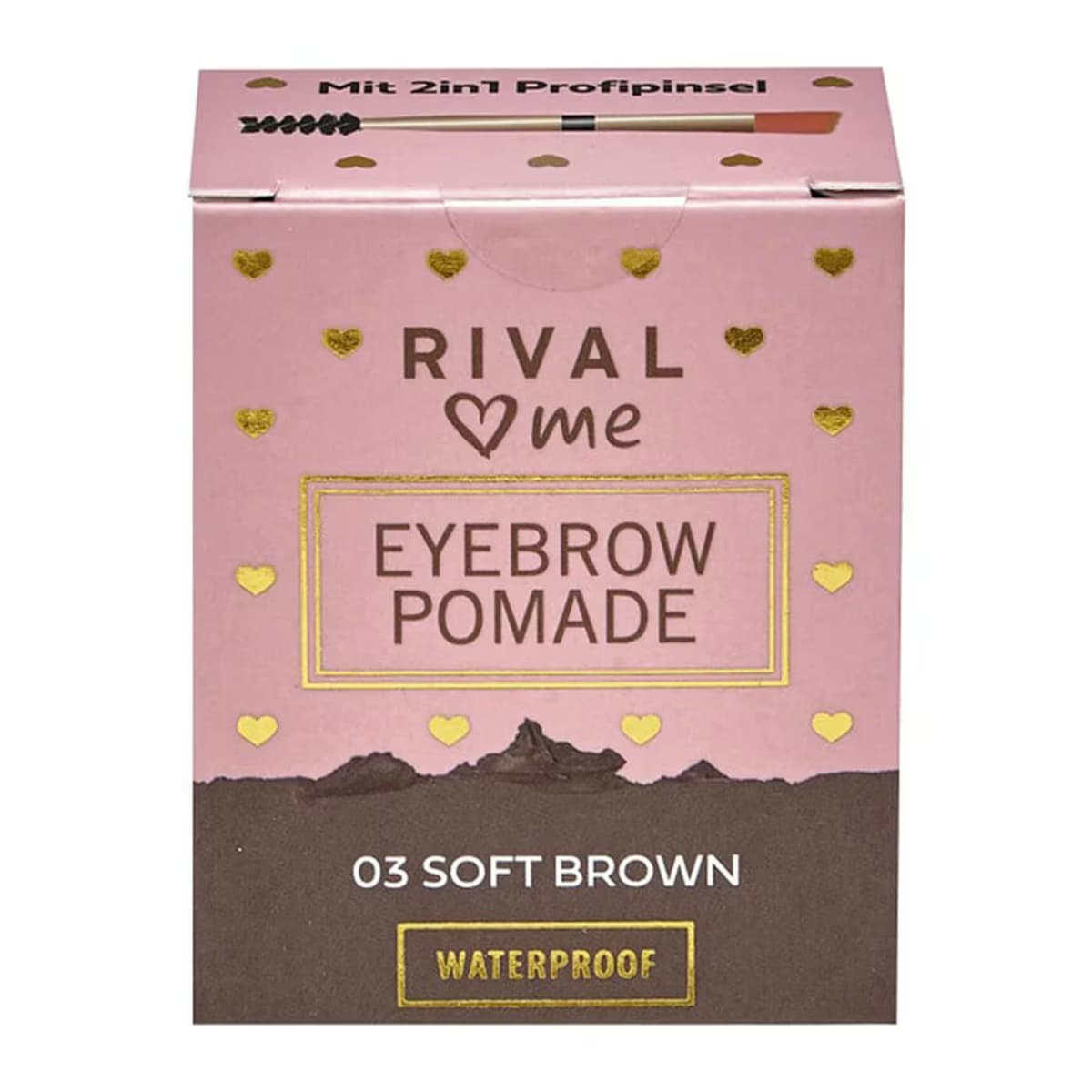 Rival Loves Me Kaş Pomadı Suya Dayanıklı No:03 Soft Kahve 1 adet