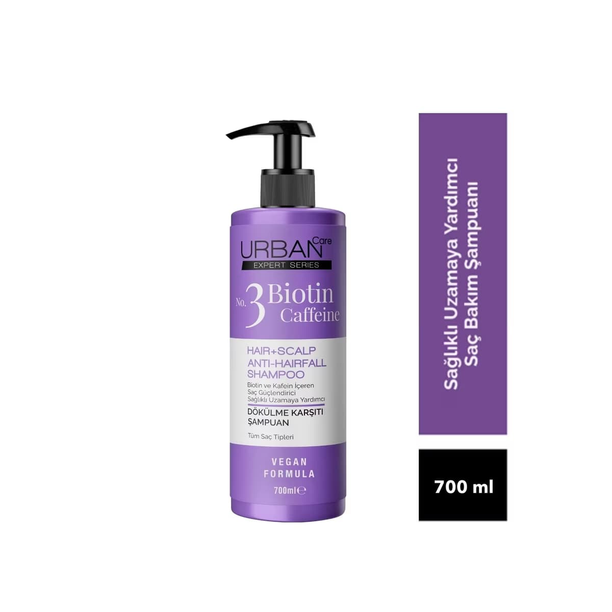 Urban Care Expert Series Biotin & Kafein Dökülme Karşıtı Şampuan 700 ml - Gratis