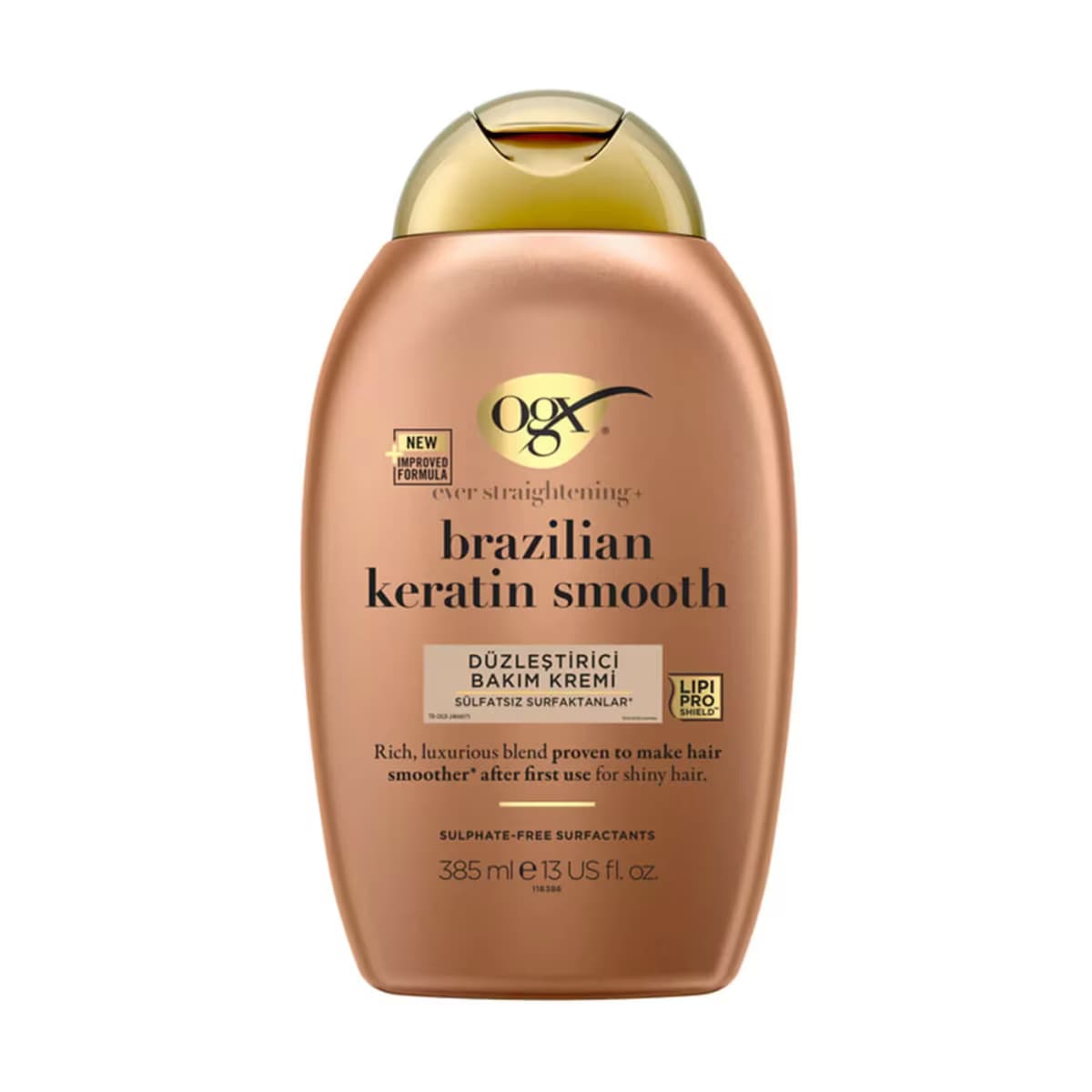 Ogx Düzleştirici Brazilian Keratin Smooth Bakım Kremi, 385 ml
