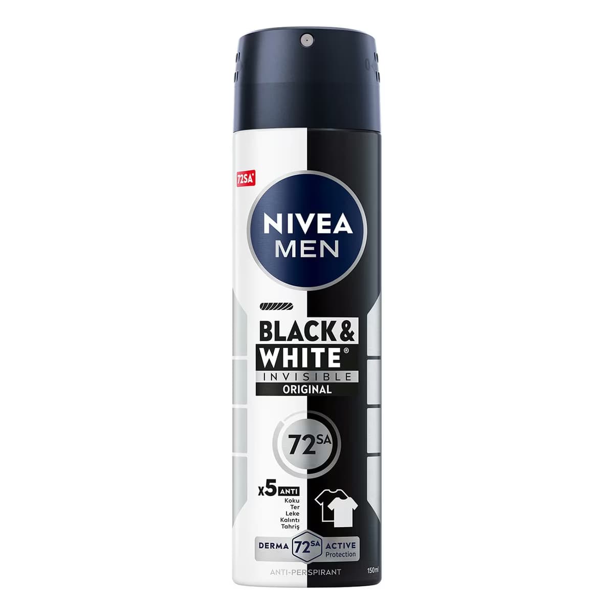 Nivea Men Erkek Sprey Deodorant Black&White Invisible Original 150ml