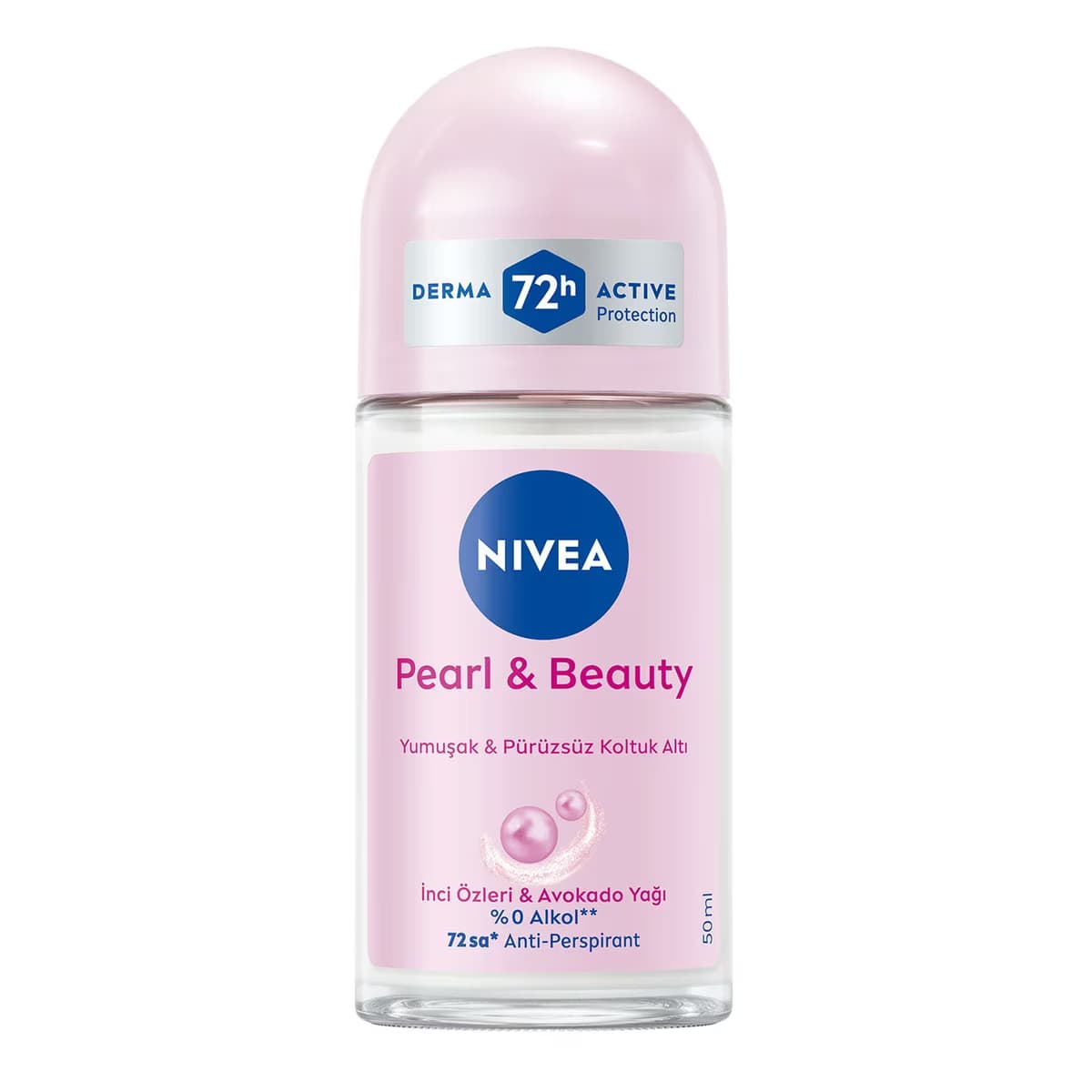 Nivea Kadın Roll-on Deodorant 72h Anti-Perspirant Koruma Pearl&Beauty 50 ml