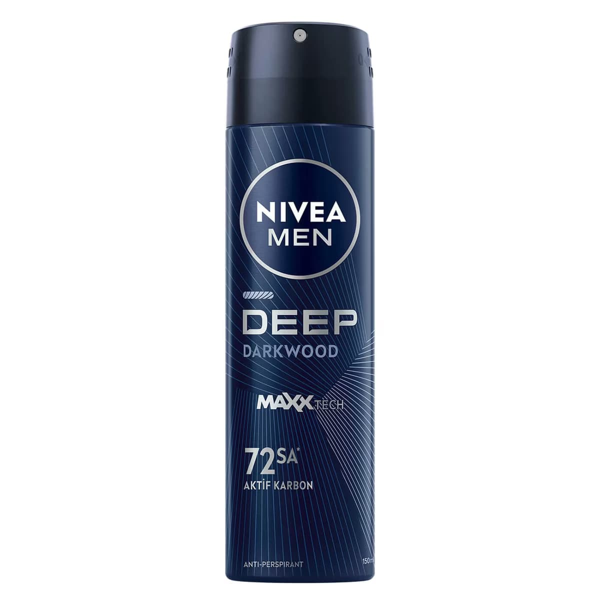 Nivea Men Erkek Sprey Deodorant 72h Anti-Perspirant Deep Dimension 150 ml