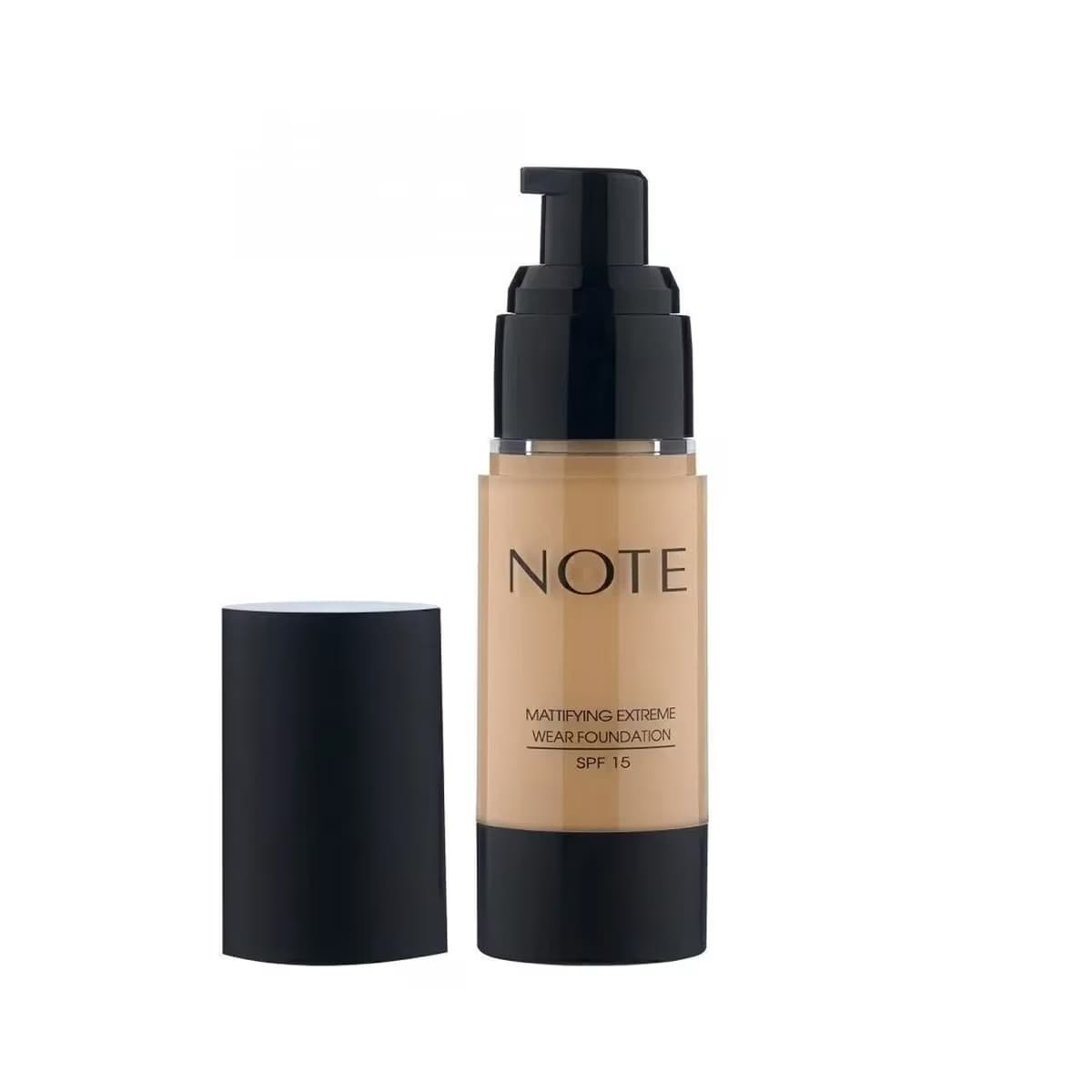 Note Mattifying Extreme Wear Fondöten 03 Medium Beige