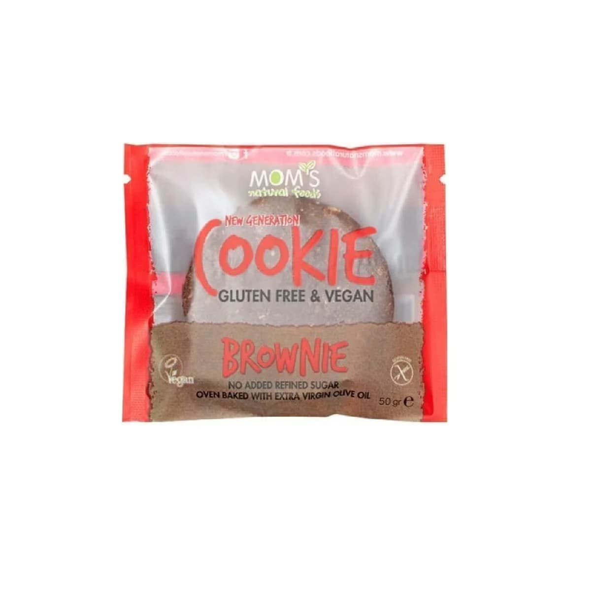 Mom's Glutein Free Cookie Brownie 50gr