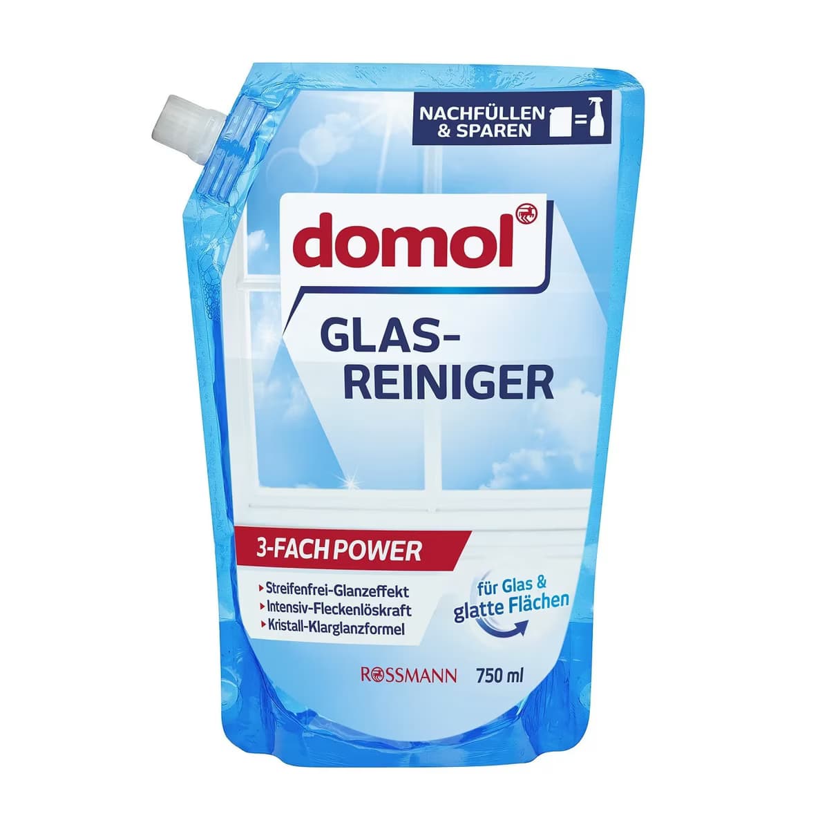 Domol Yüzey Temizleyici Cam Yedek Ambalaj 750 ml