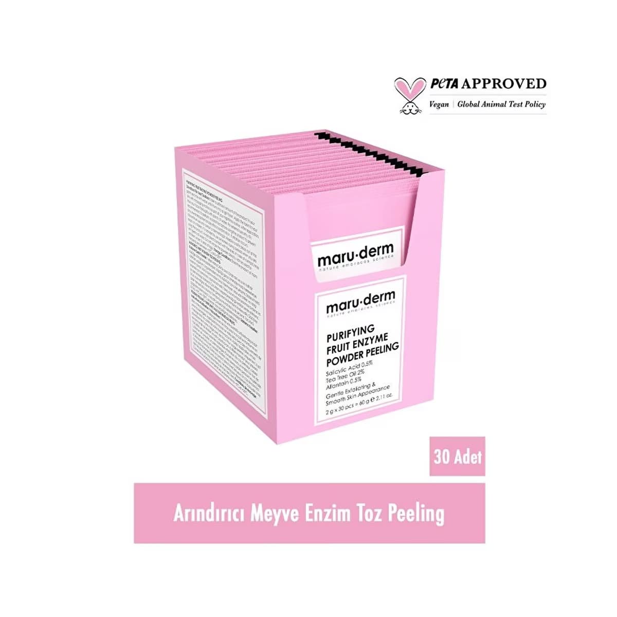 Maruderm Arındırıcı Toz Peeling 2 gr x 30 Adet - Gratis