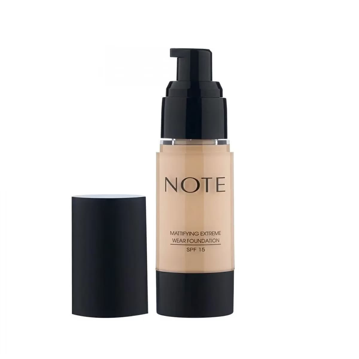 Note Mattifying Extreme Wear Fondöten 01 Beige