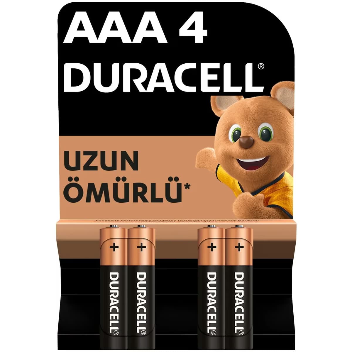 Duracell AAA Alkalin İnce Kalem Pil 4'lü paket 1,5 V LR03/MN2400