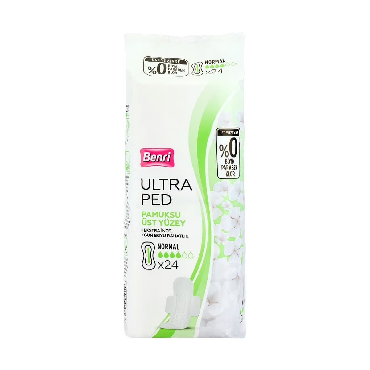 Benri Ultra Ped Pamuklu Normal 24'lü - Gratis