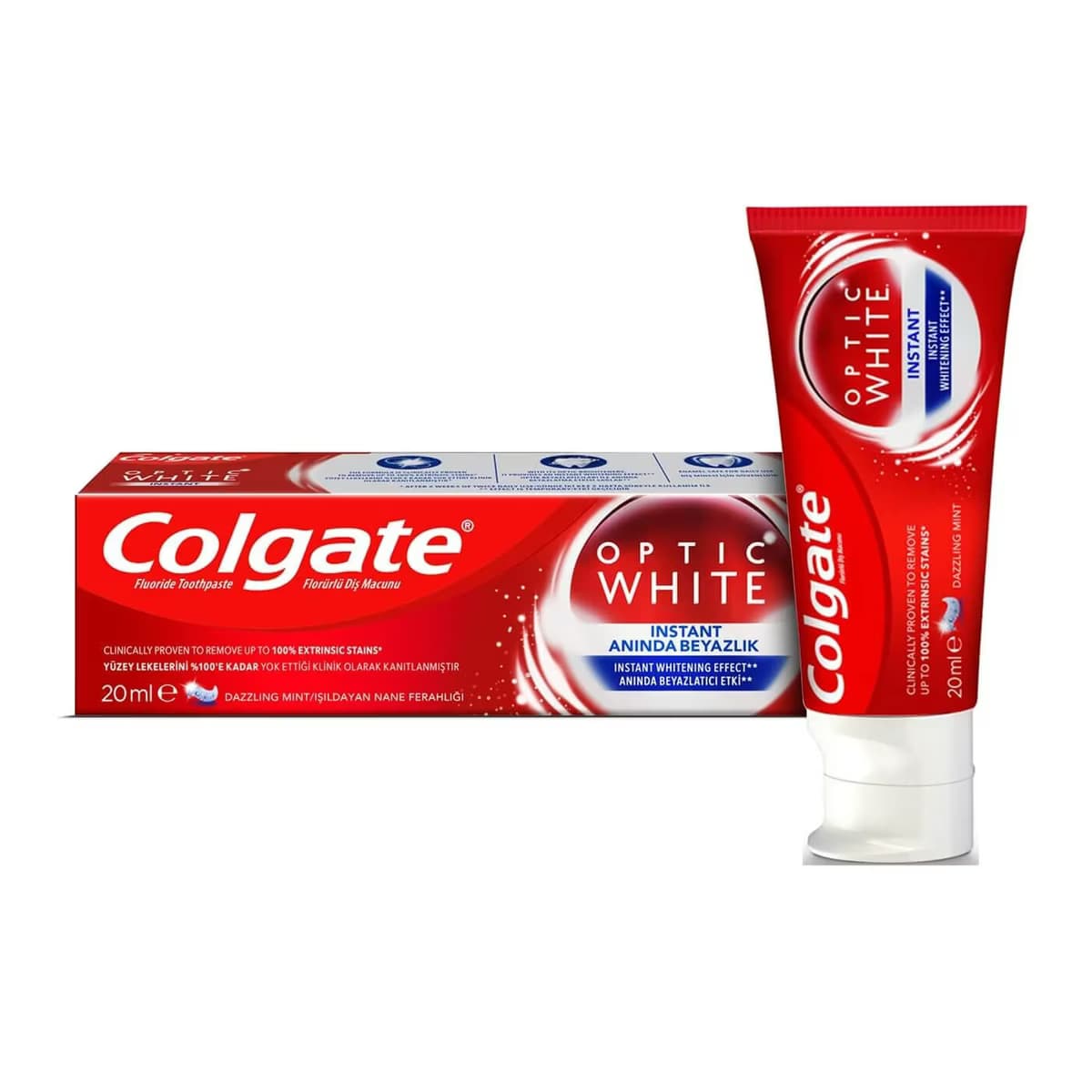 Colgate Diş Macunu Optik White Anında Beyazlık 20 ml