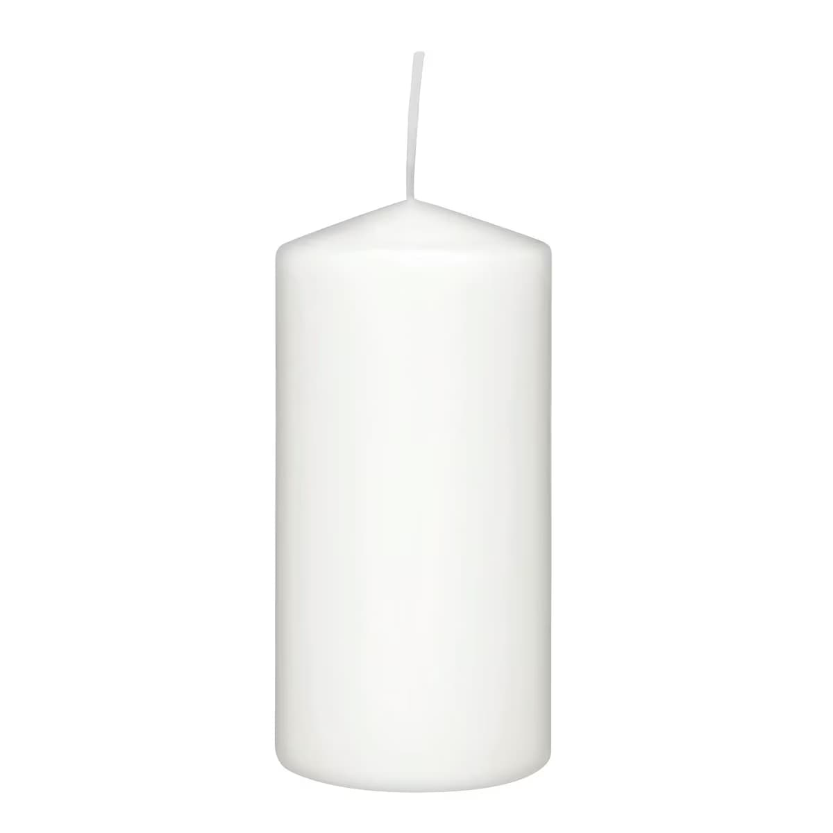 Rubin Licht Silindir Mum Beyaz, 120x60 mm