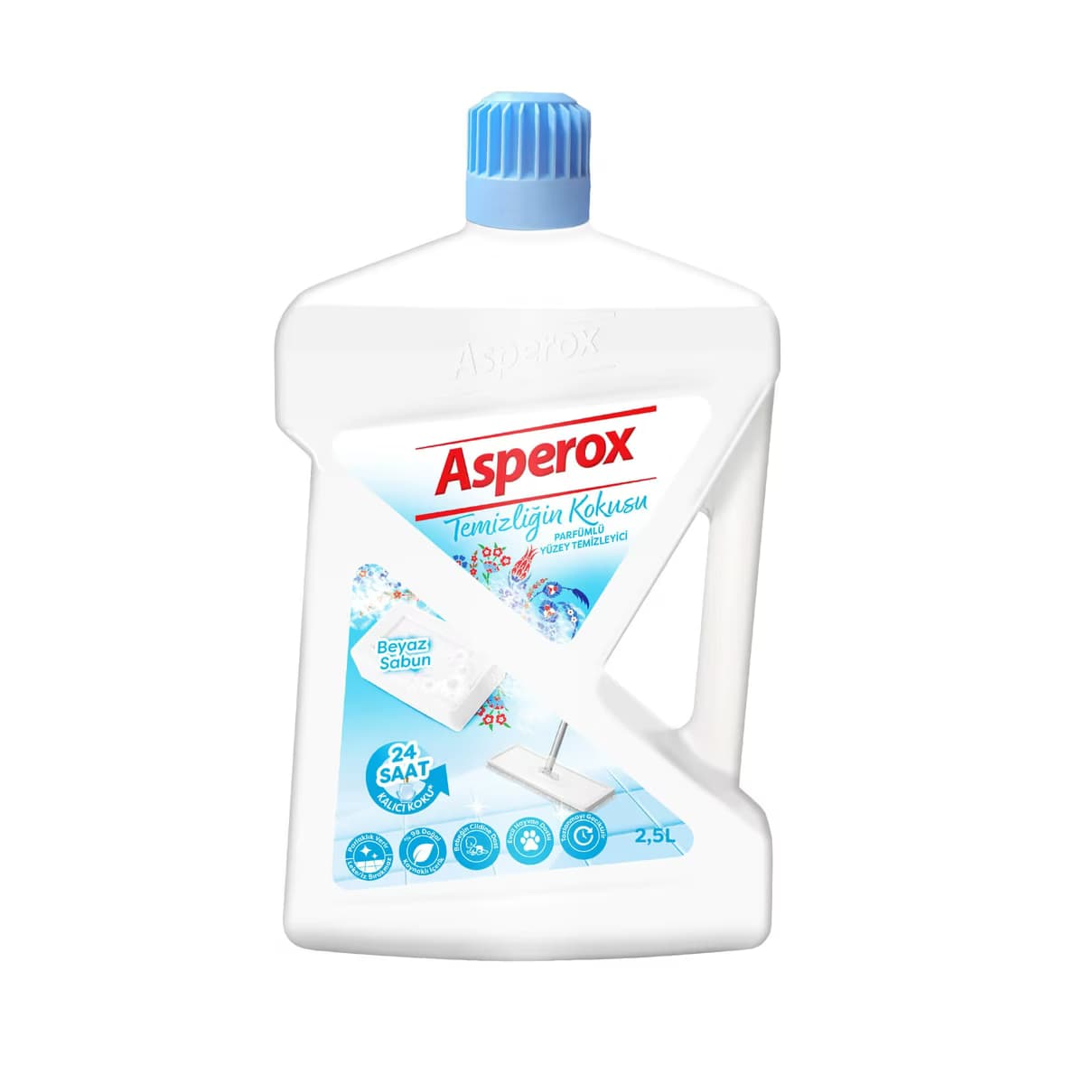 Asperox Temizliğin Kokusu Yüzey Temizleyici Beyaz Sabun 2,5 L