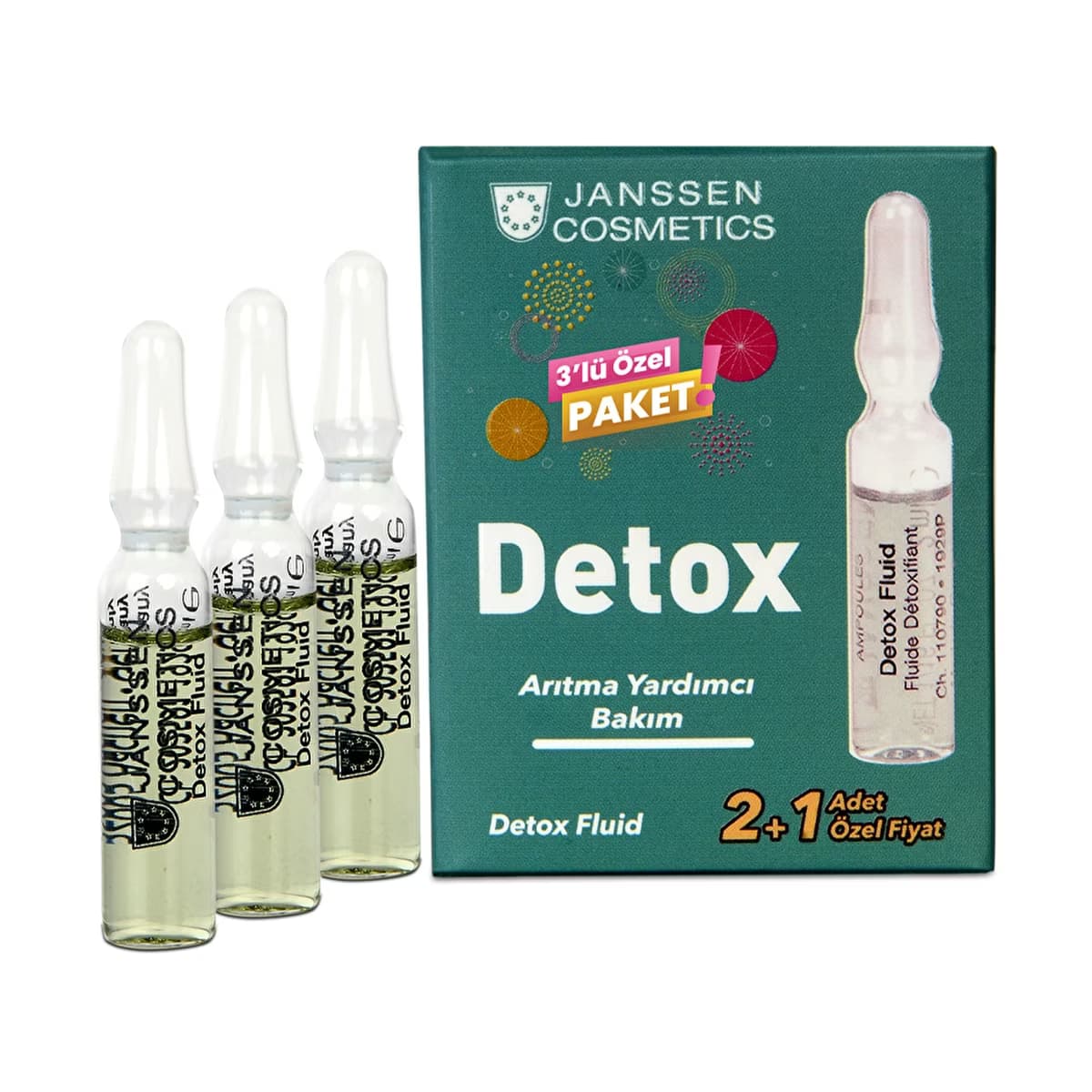 Janssen Cosmetics Detox Özellikli Ampul 3'lü - Gratis