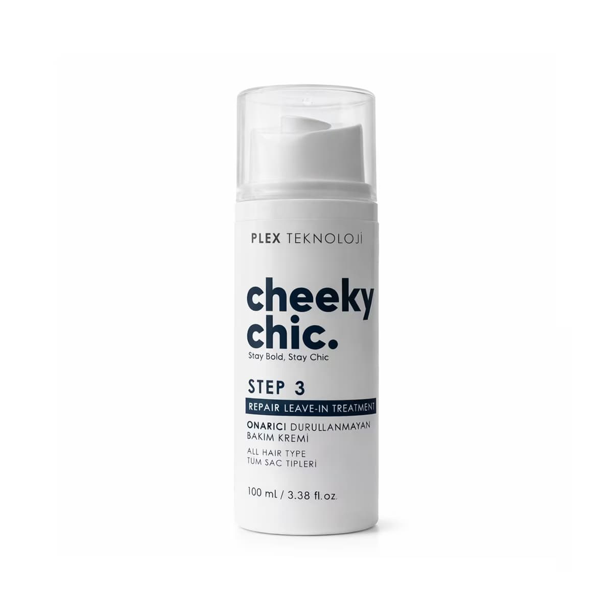 Cheeky Chic Step 3 Repair Leave-In Treatment Durulanmayan Yapılandırıcı Saç Bakım Kremi 100 ml - Gratis