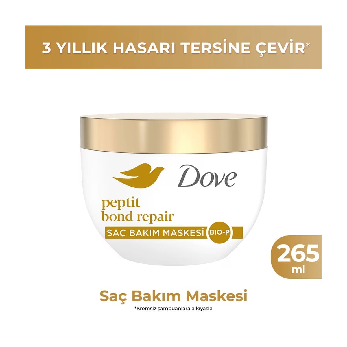 Dove Peptit Bond Repair Saç Bakım Maskesi 265 ml - Gratis