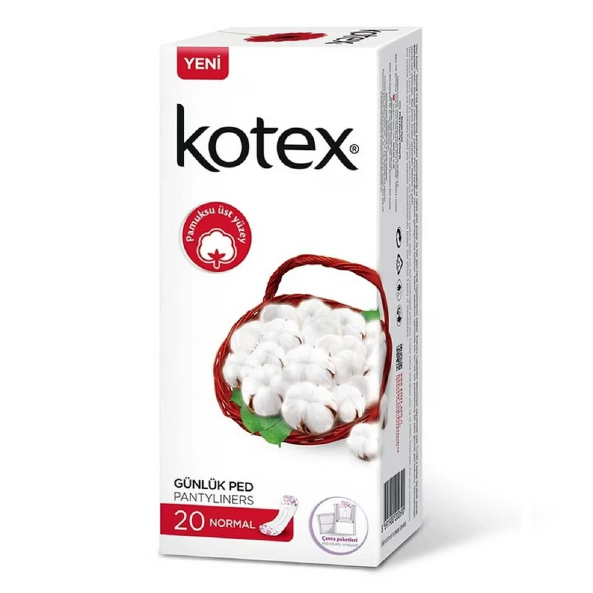 Kotex Günlük Ped Normal 20'li