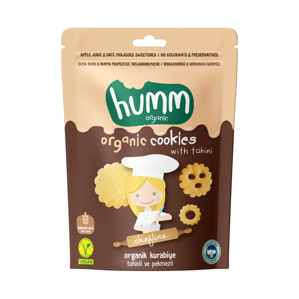 Humm Organik Vegan Tahinli Ve Pekmezli Kurabiye 55 gr