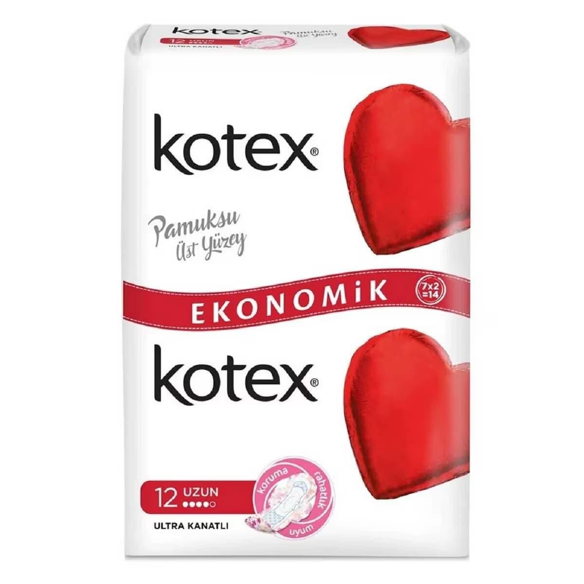Kotex Ped Ultra Double Uzun 12'li