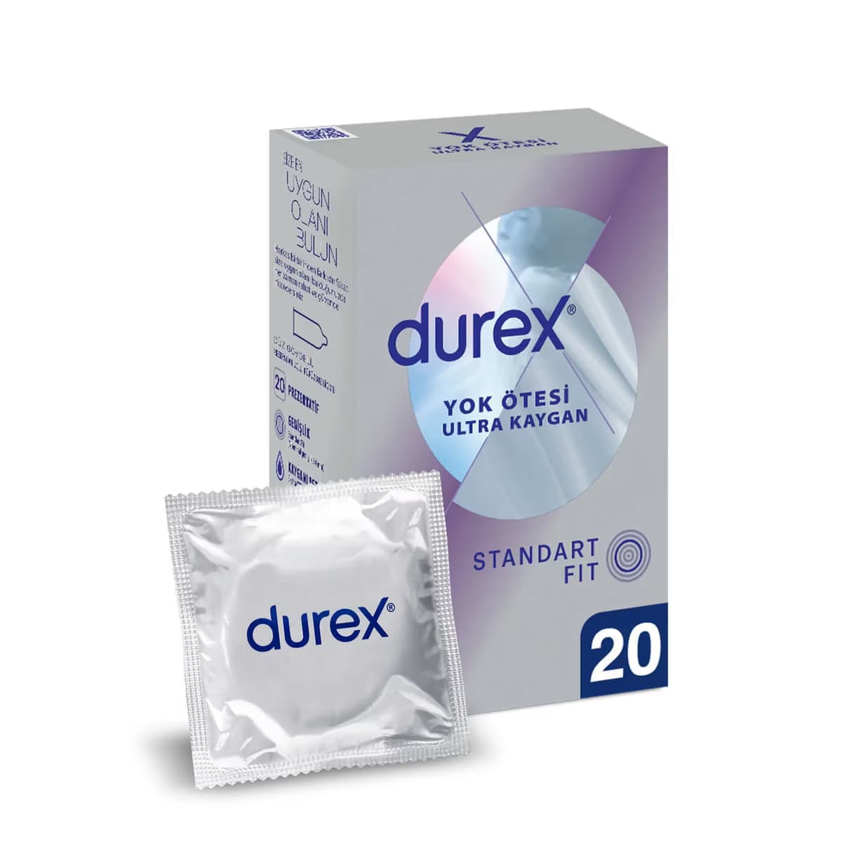 Durex Prezervatif Yok Ötesi Ultra Kaygan 20'li