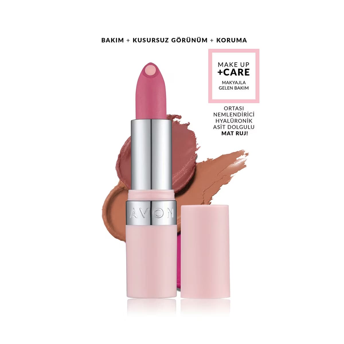 Avon Make Up +Care Hydramatic Mat Ruj Pink - Gratis