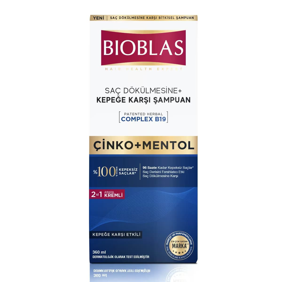 Bioblas Şampuan Çinko & Mentol Saç Dökülmesi ve Kepeğe Karşı 360 ml