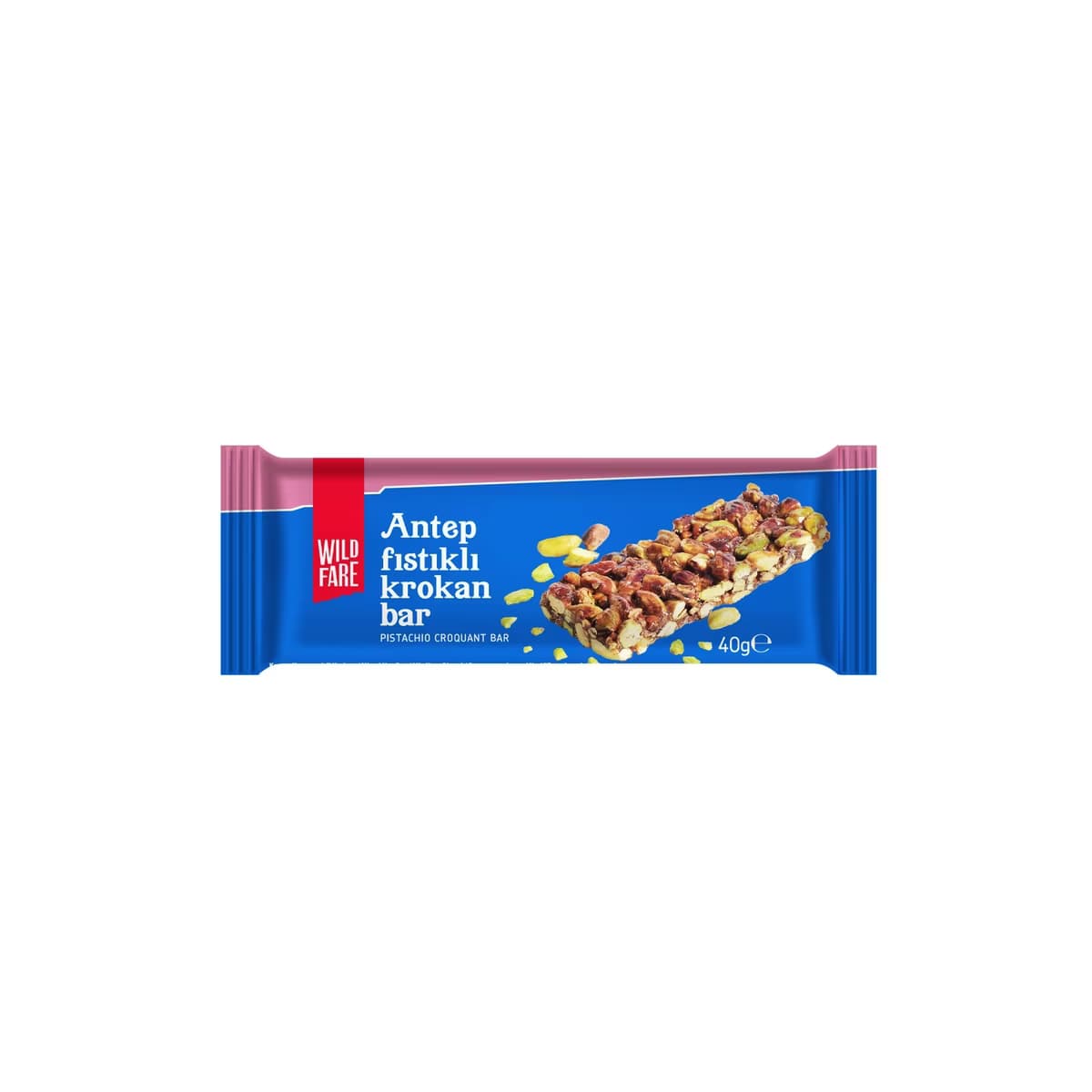 Wildfare Antep Fıstıklı Krokan Bar 40 gr - Gratis