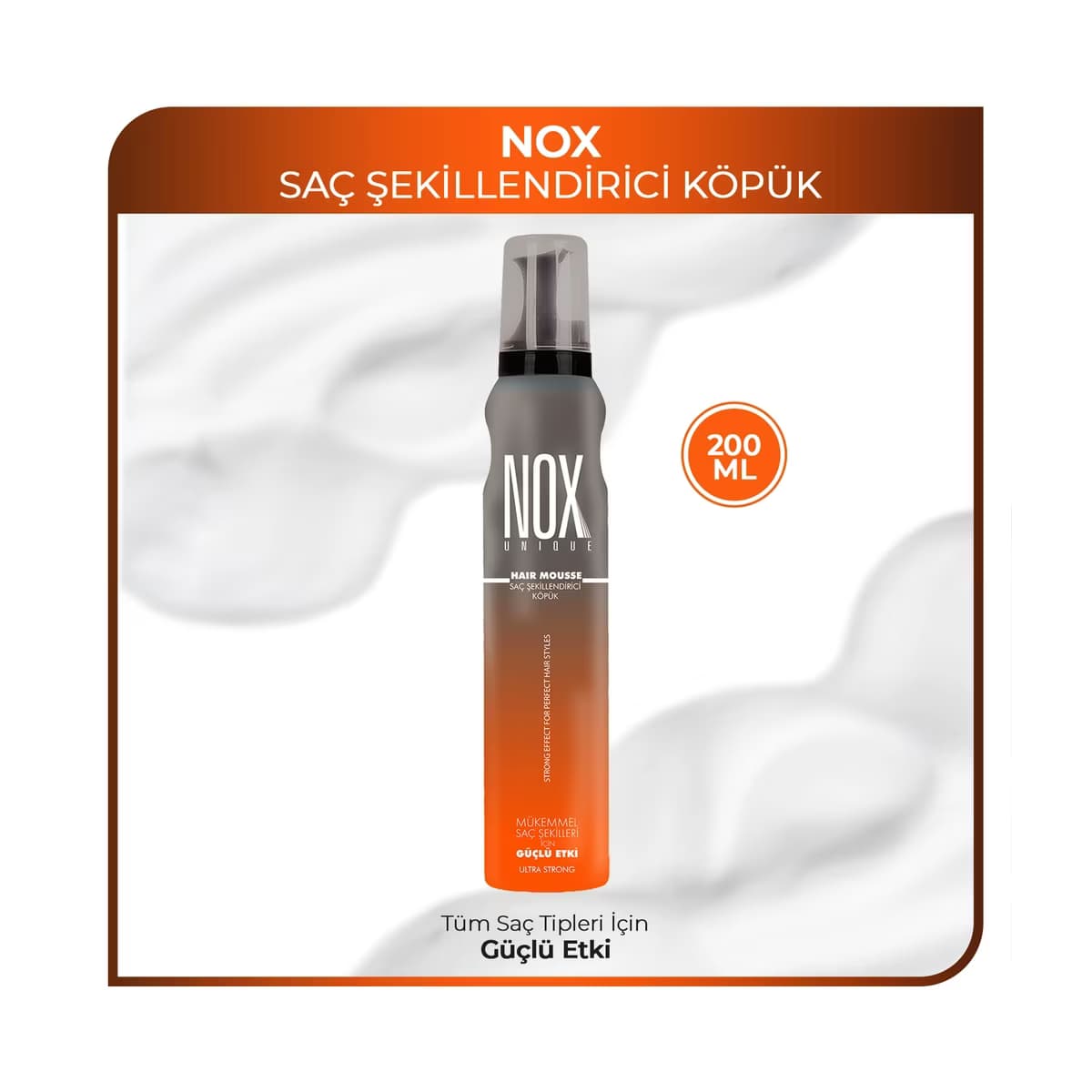 Morfose Nox Saç Köpüğü 200 ml - Gratis