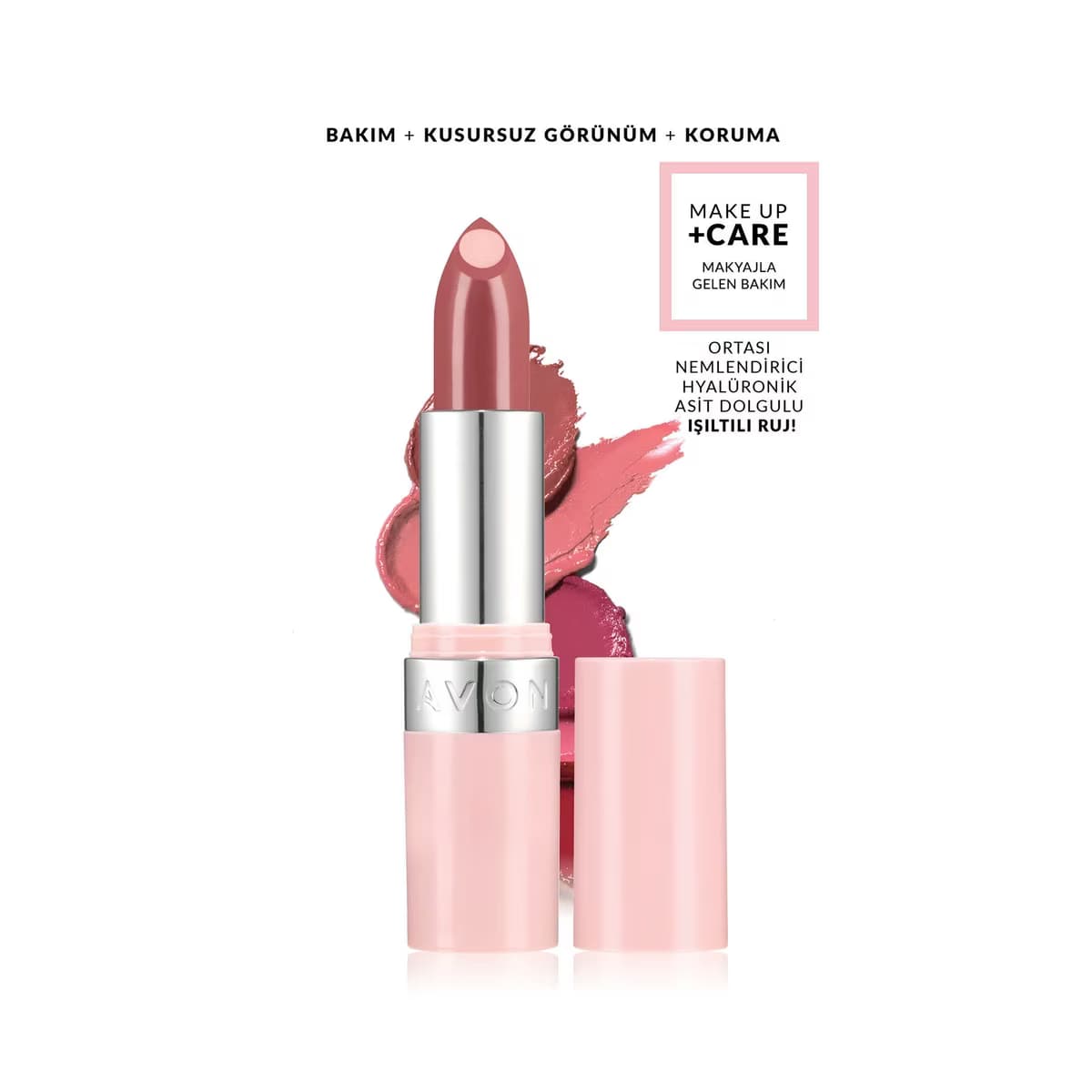 Avon Make Up +Care Hydramatic Işıltılı Ruj Marsala - Gratis
