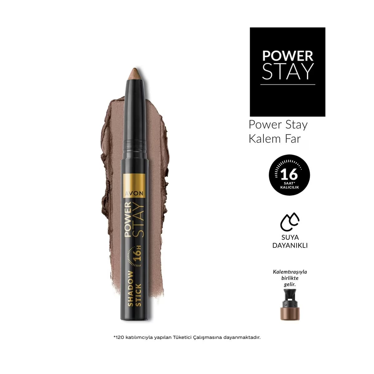 Avon Power Stay Stik Göz Farı Everyday Beige - Gratis