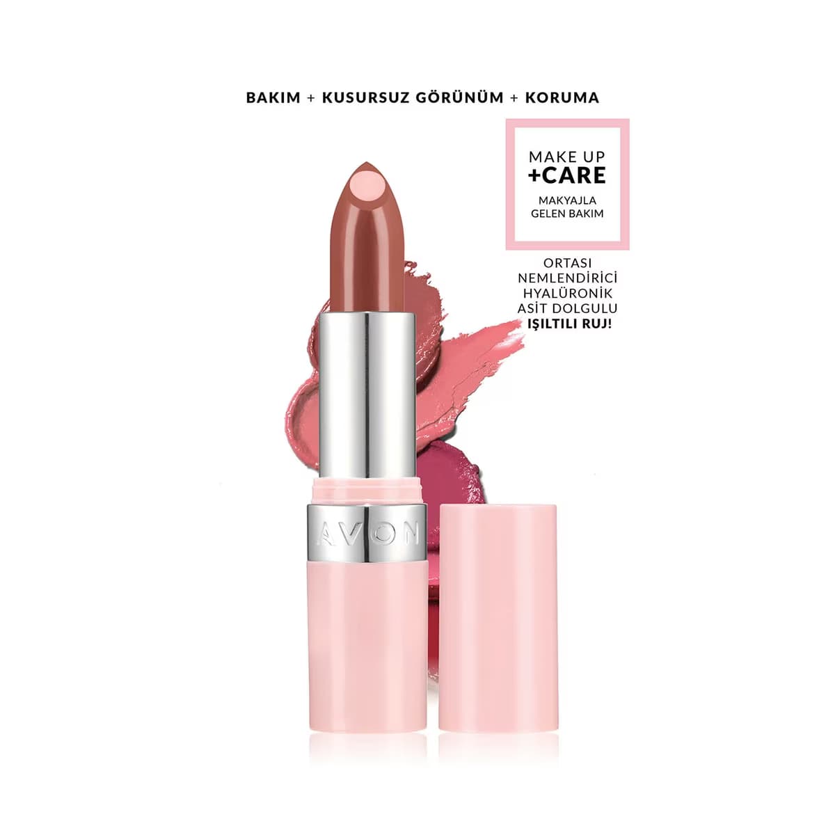 Avon Make Up +Care Hydramatic Işıltılı Ruj Bronze - Gratis
