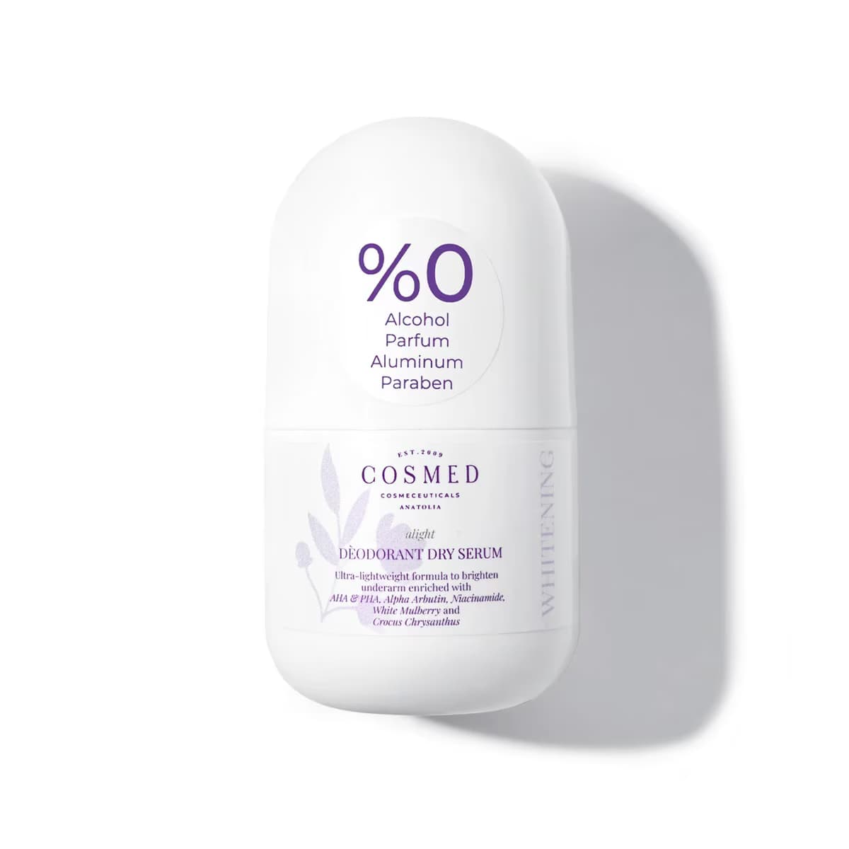 Cosmed Deodorant Roll on Dry Serum AHA Beyazlatıcı Etki 50 ml