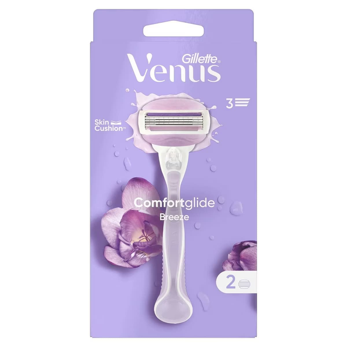 Gillette Venus Comfort Glide Breeze Tıraş Makinesi 2 Yedek Başlıklı 1 adet