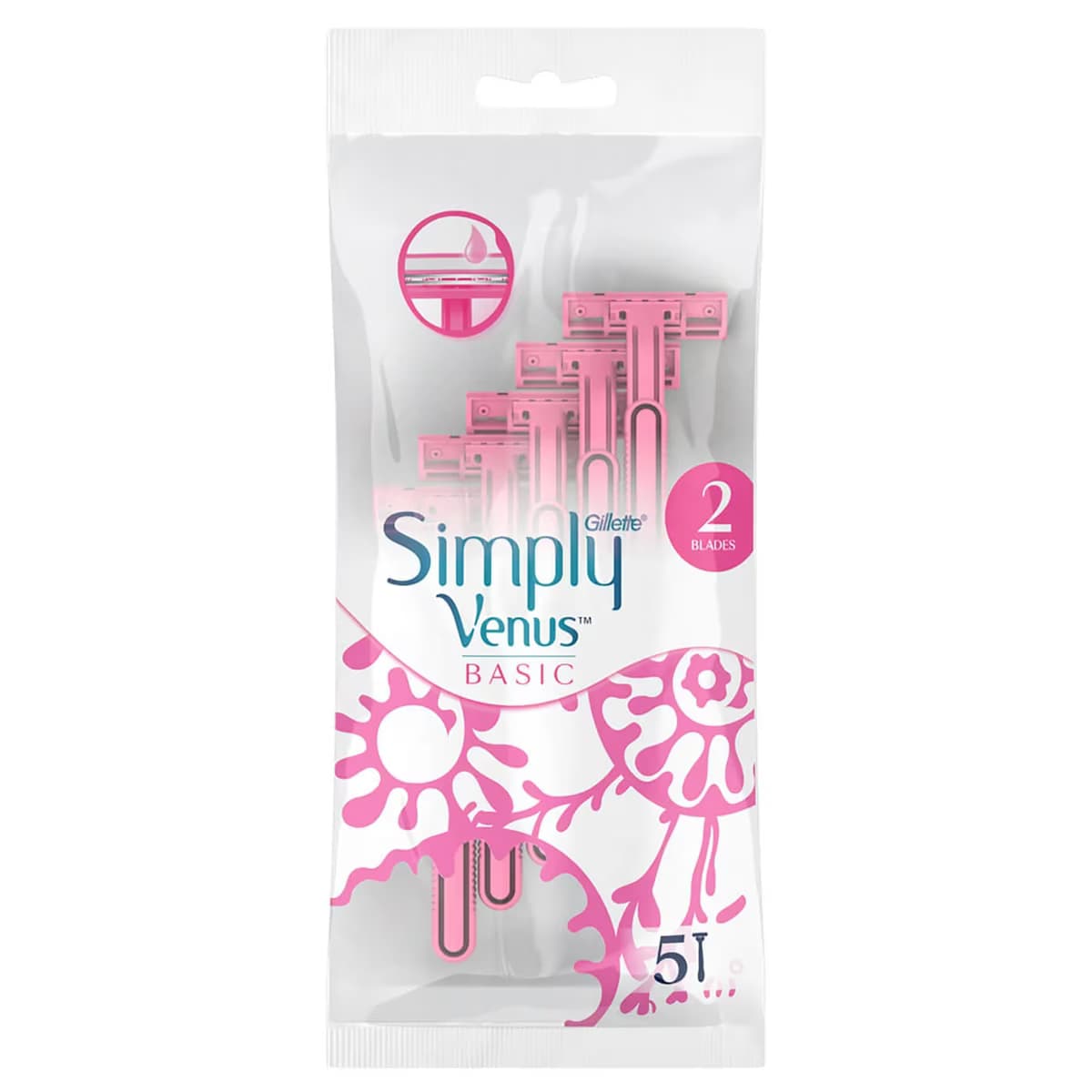 Gillette Venus Basic Tıraş Bıçağı Simply Kullan At 5'li