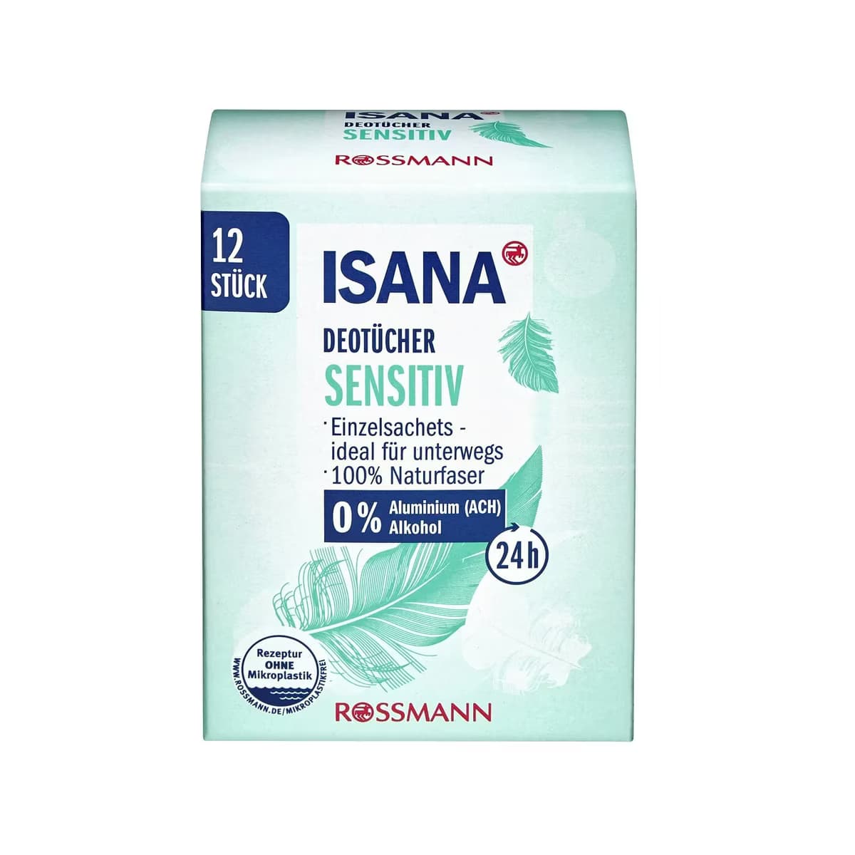 Isana Deodorantlı Islak Mendil Hassas 12'li