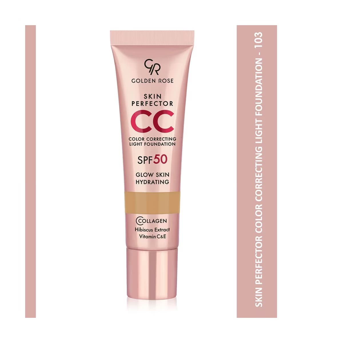 Golden Rose Skin Perfect CC SPF50 Fondöten 103 Nude - Gratis