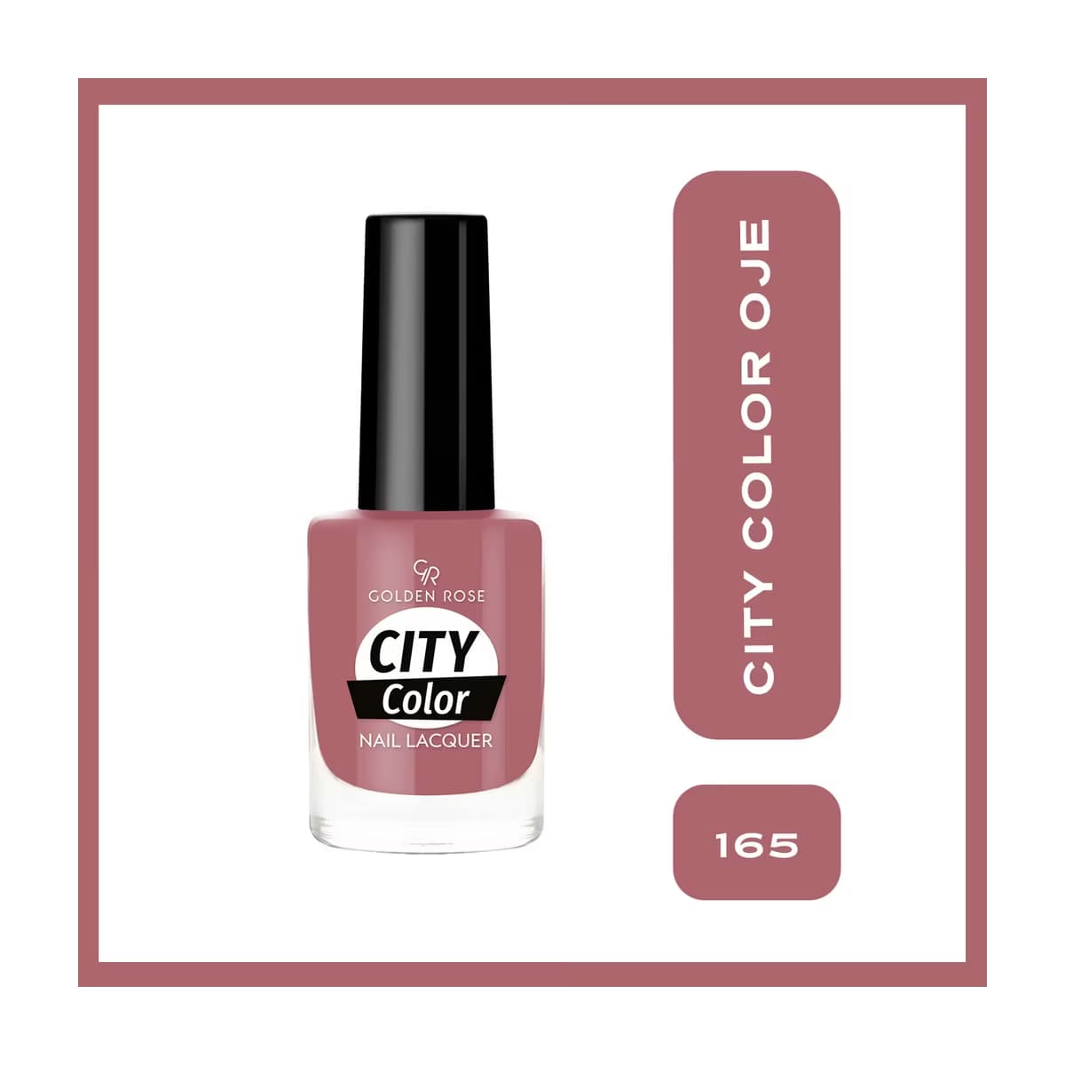 Golden Rose City Color Nail Lacquer Oje 165 - Gratis