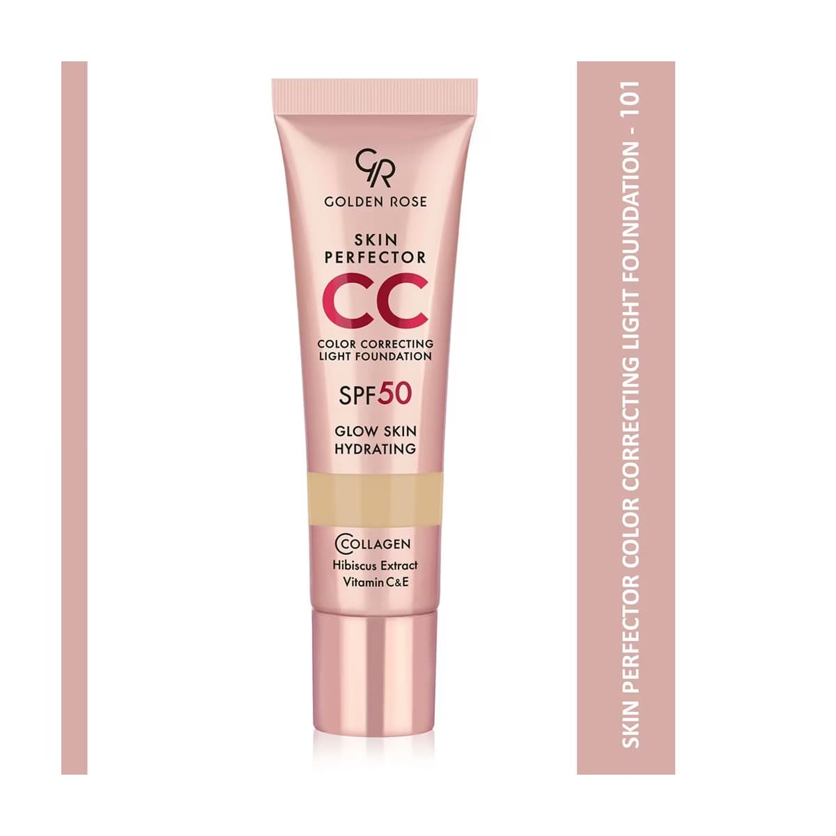 Golden Rose Skin Perfect CC SPF50 Fondöten 101 Beige - Gratis