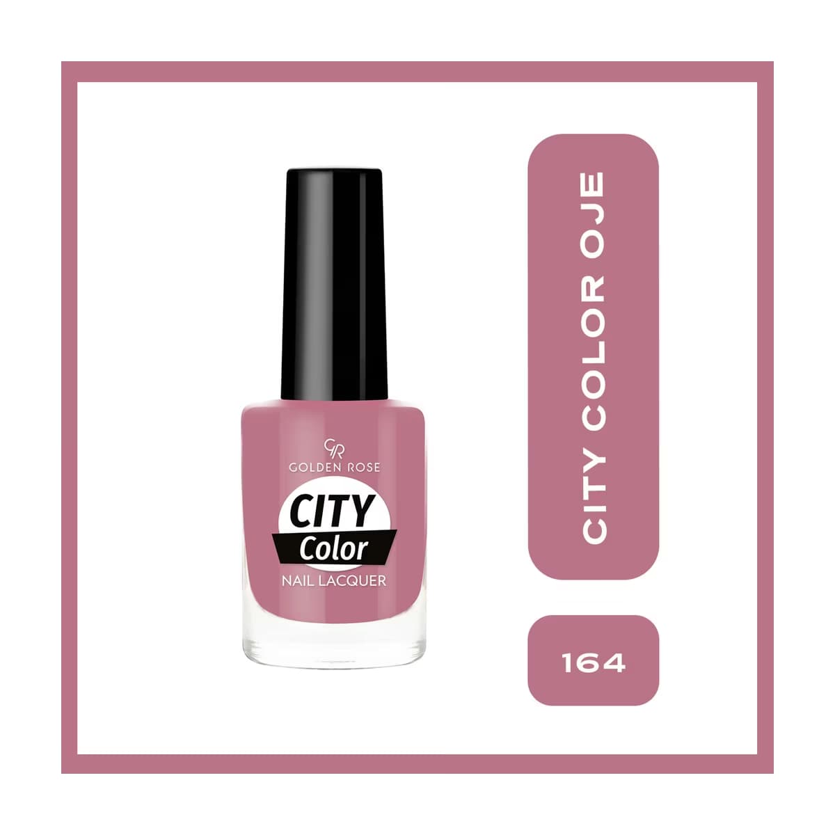 Golden Rose City Color Nail Lacquer Oje 164 - Gratis