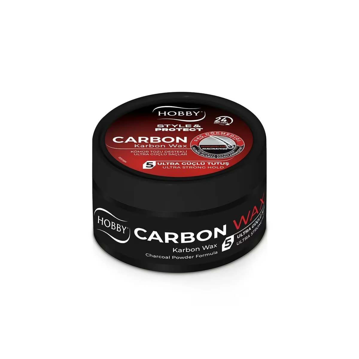 Hobby Carbon Wax Style & Protect, 24 Saat Etkili 125 ml