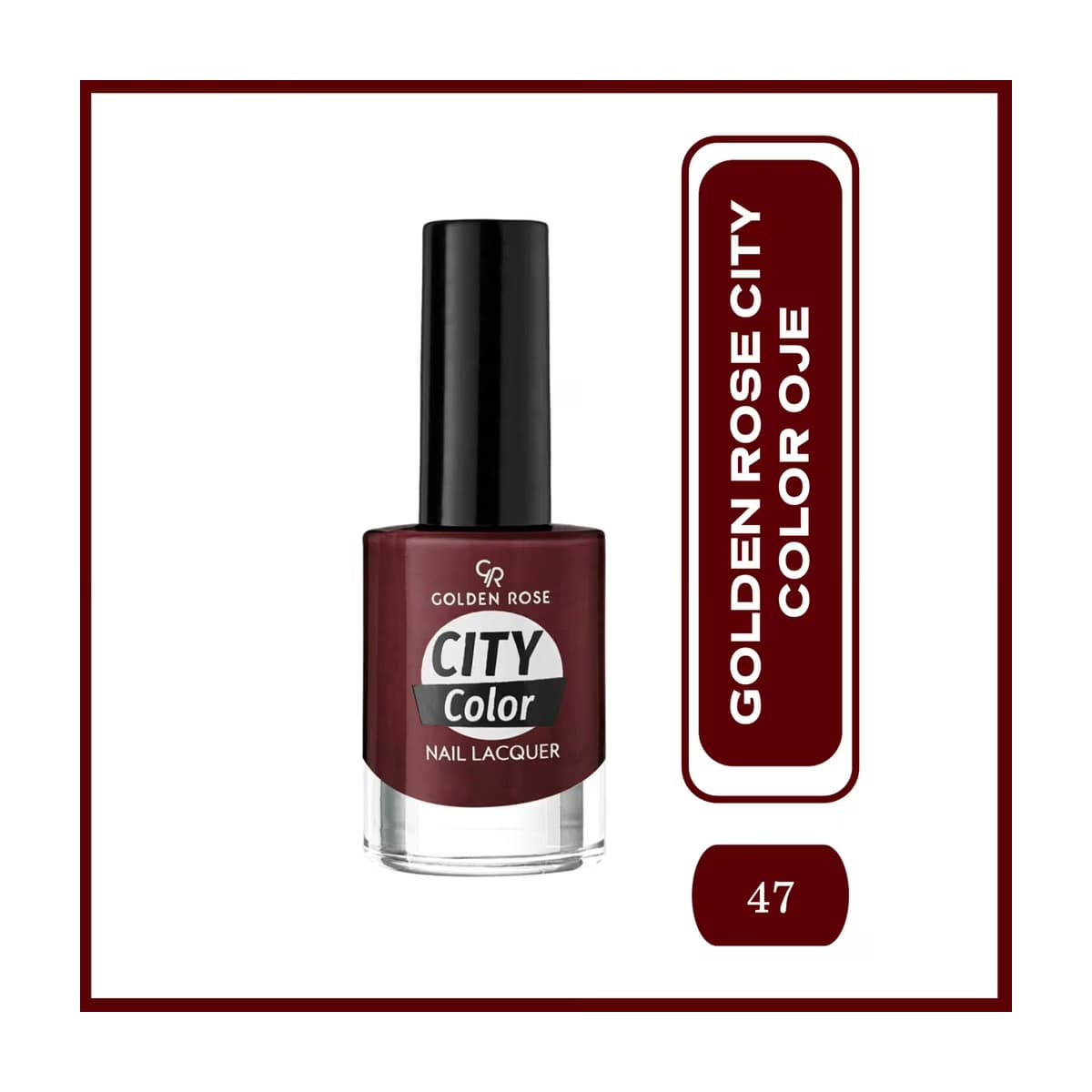 Golden Rose City Color Nail Lacquer Oje 47 - Gratis