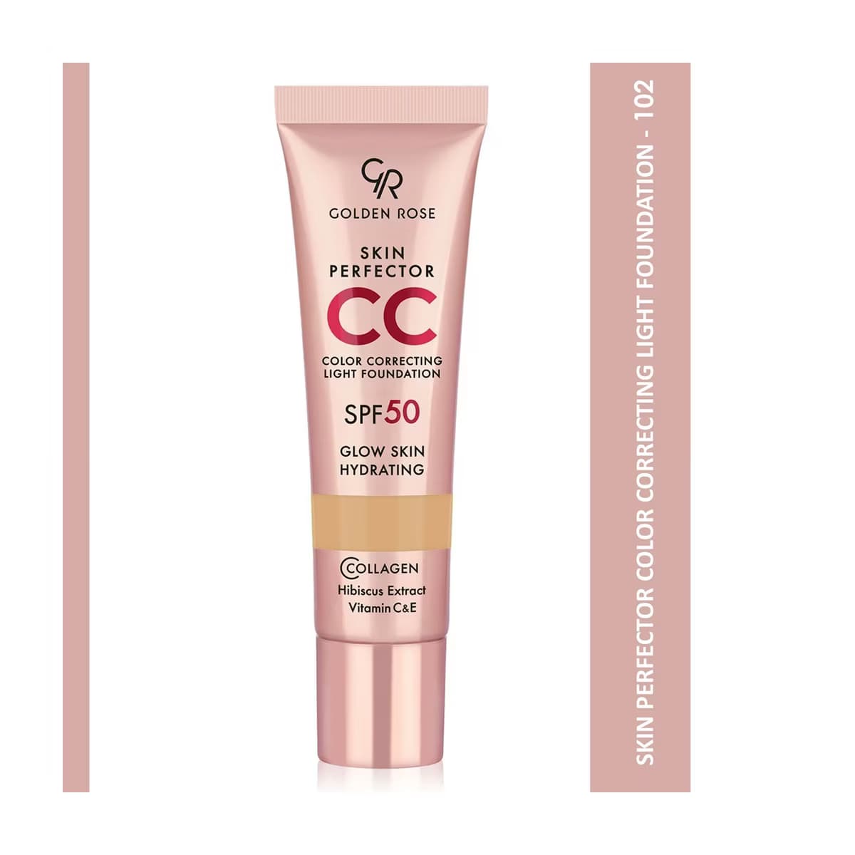 Golden Rose Skin Perfect CC SPF50 Fondöten 102 Neutral - Gratis